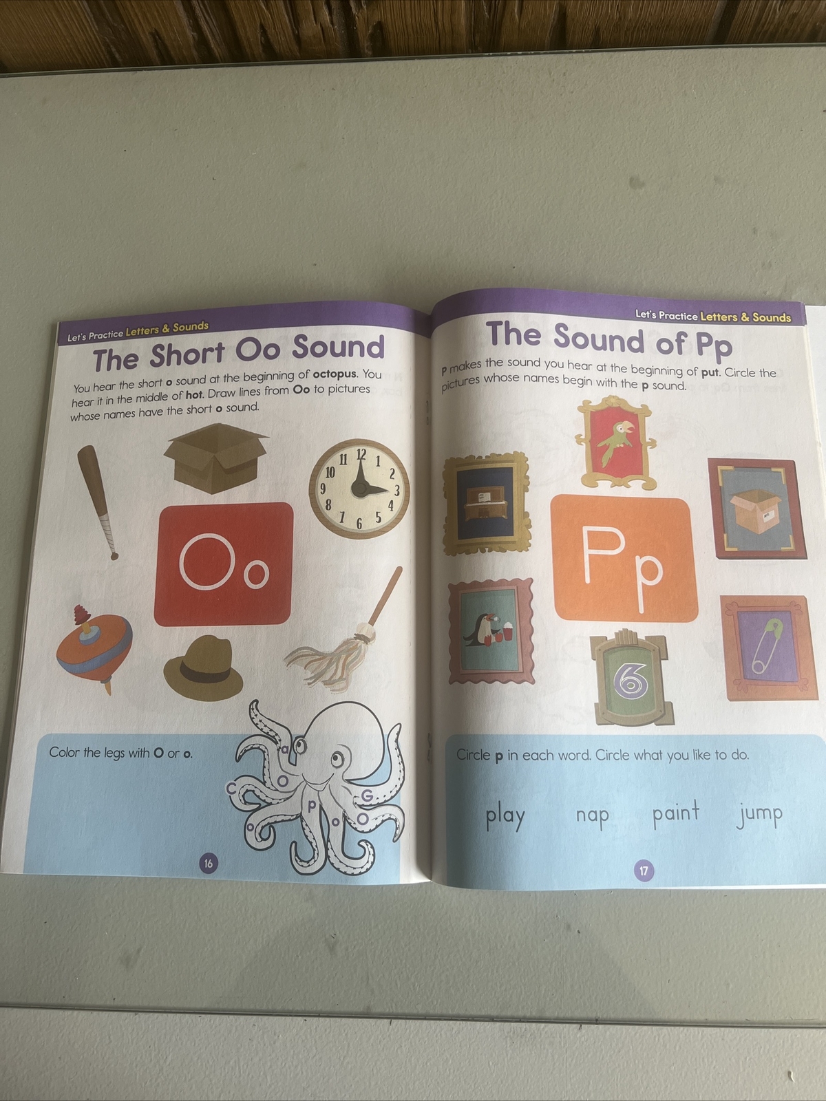 LET’S PRACTICE LETTERS & SOUNDS Workbook AGES 4+ NEW ABC’s, A11