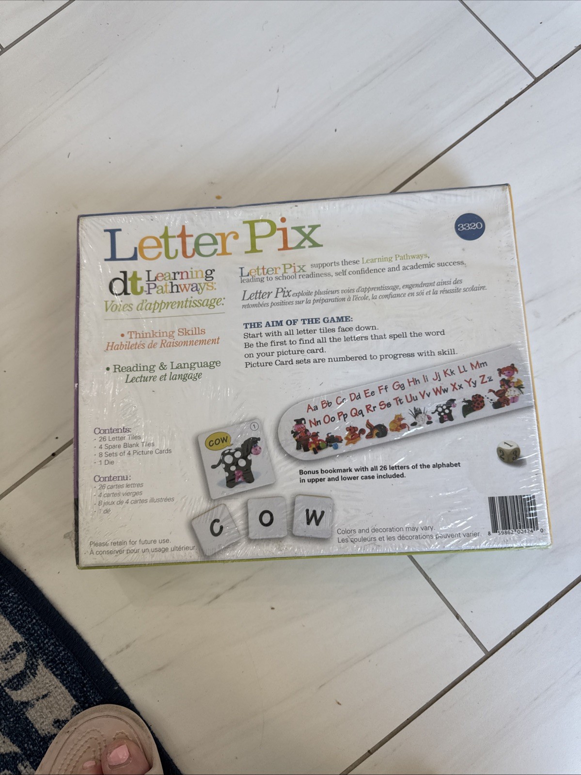 New in box -DISCOVERY TOYS – Letter Pix Educational Spell Game