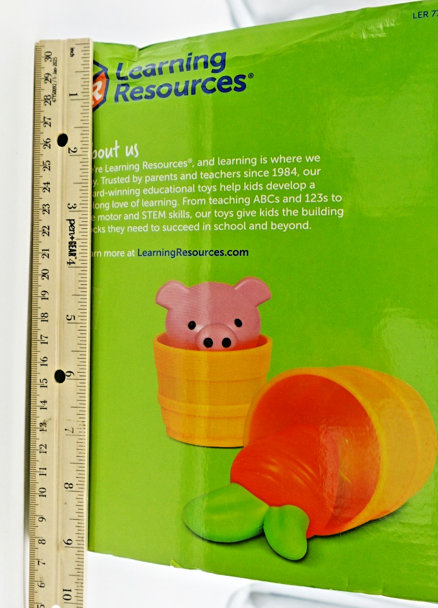 Learning Resources Peekaboo Learning Barnyard Playset Toddler Farm Toy w/ Animal