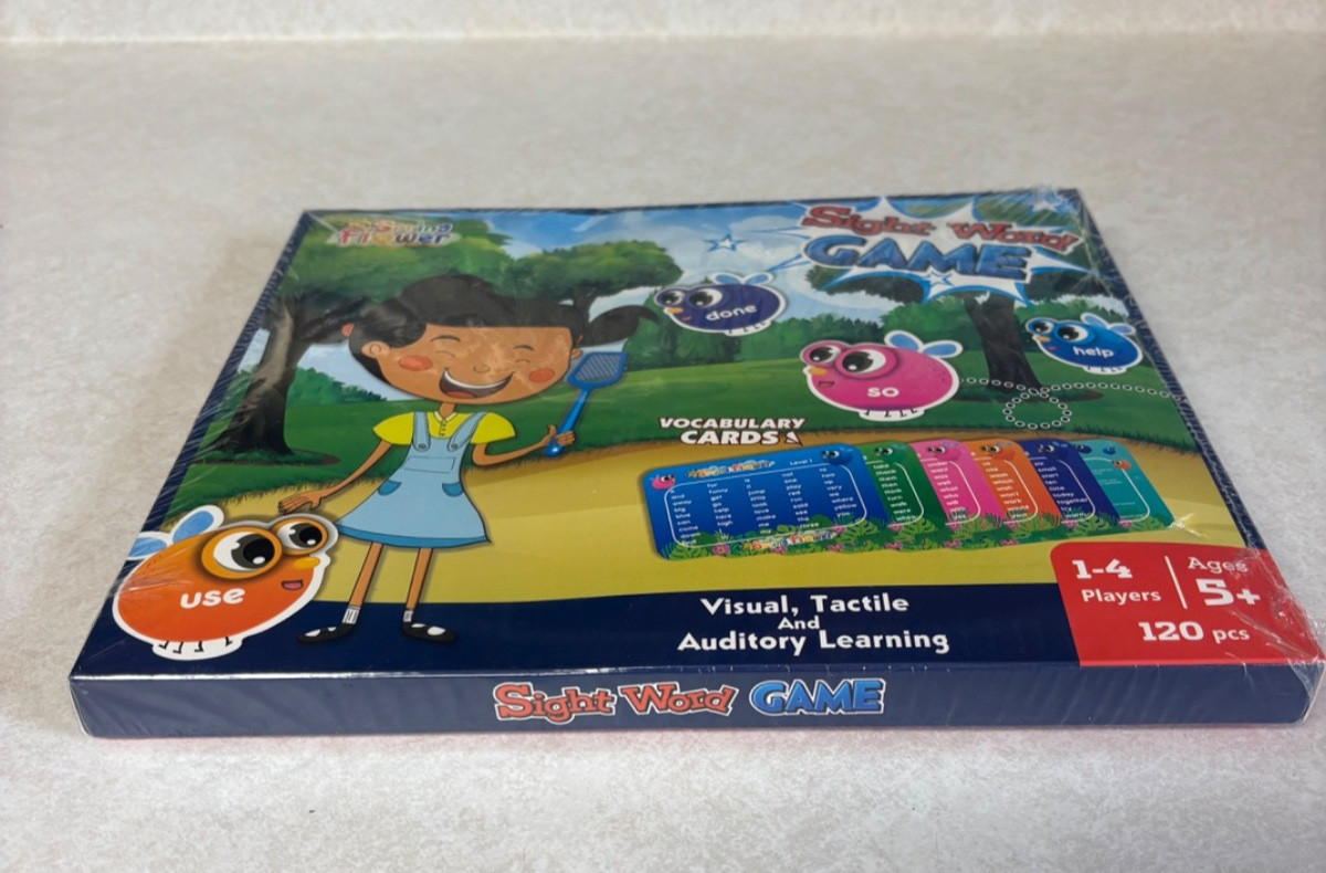 SpringFlower Sight Word Game (120 pieces) — Visual, Tactile NEW SEALED
