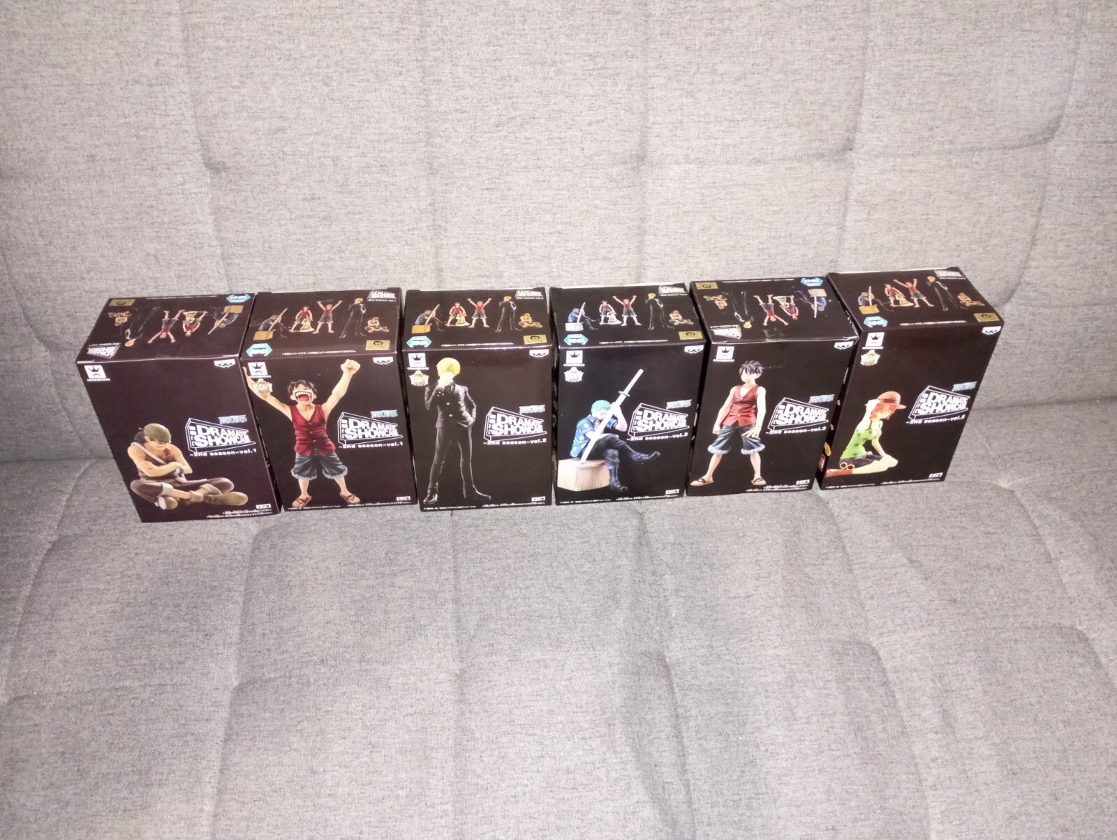 Complete Collection 6 One Piece Dramatic Showcase Season 2 Action Figures
