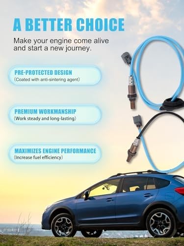Upstream and Downstream Oxygen O2 Sensor for Honda Accord 2003-2007 2.4L Replace