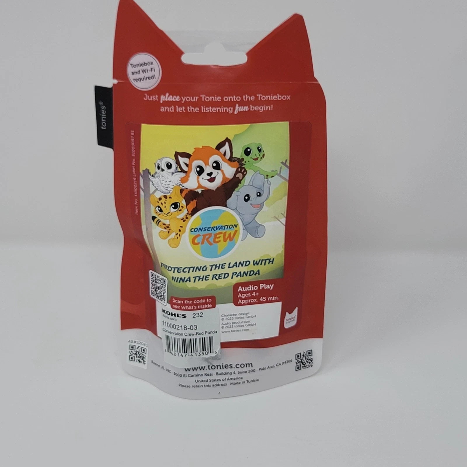 Tonies Protecting the Land with Nina the Red Panda Tonie Audiobook Children