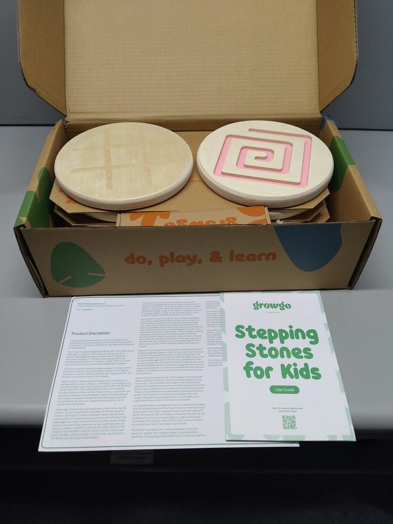 GrowGo Stepping Stones Set 3 in 1 – Unique Patented Design, Inspired Montessori