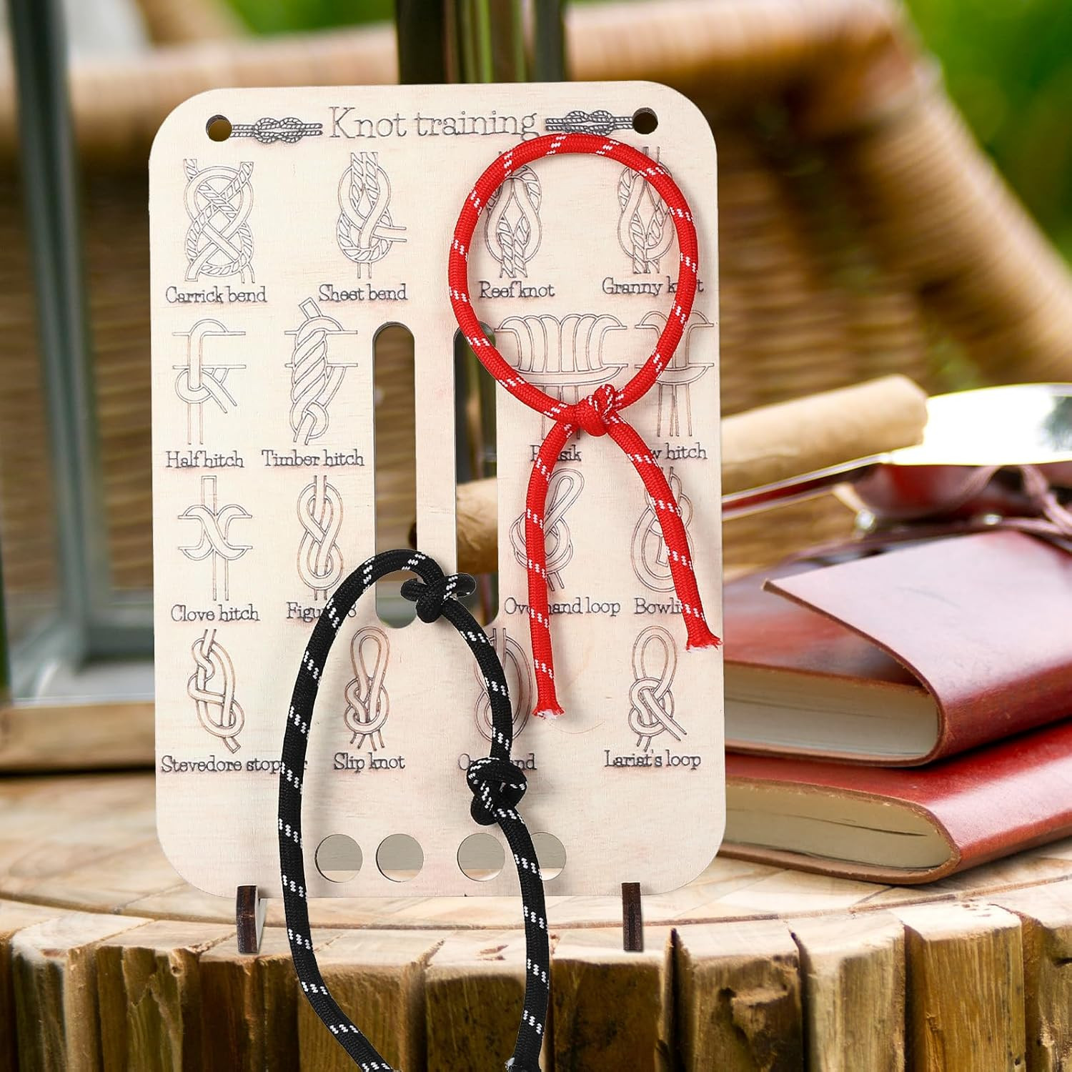 Learn Knot Training Board Knot Tying Kit Learn to Tie Knot Training Board 16 Kno