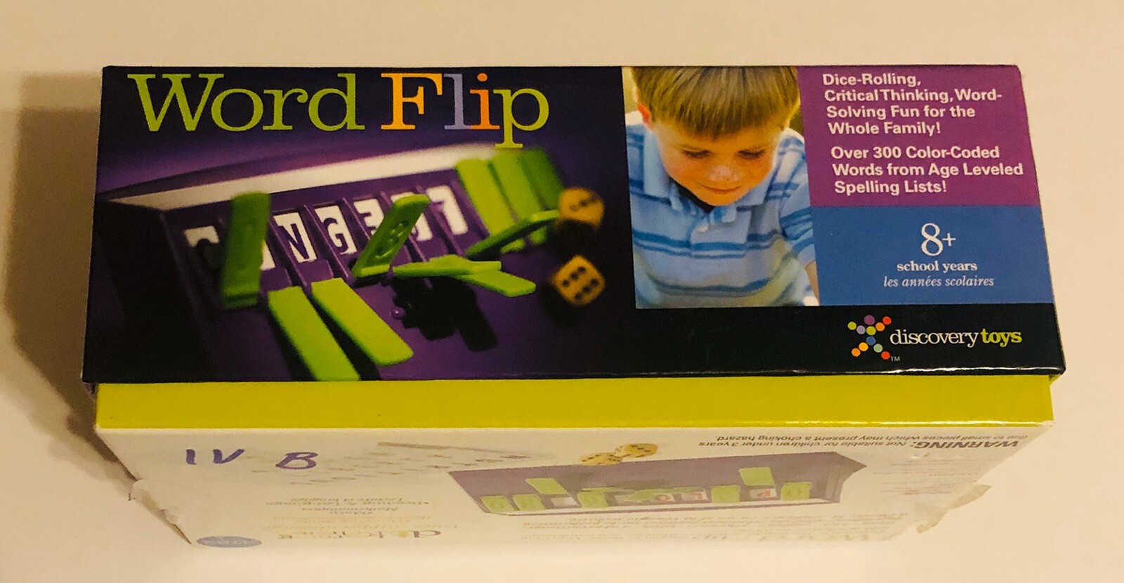 Discovery Toys Word Flip Game – Dice Rolling, Critical Thinking, Word Solving