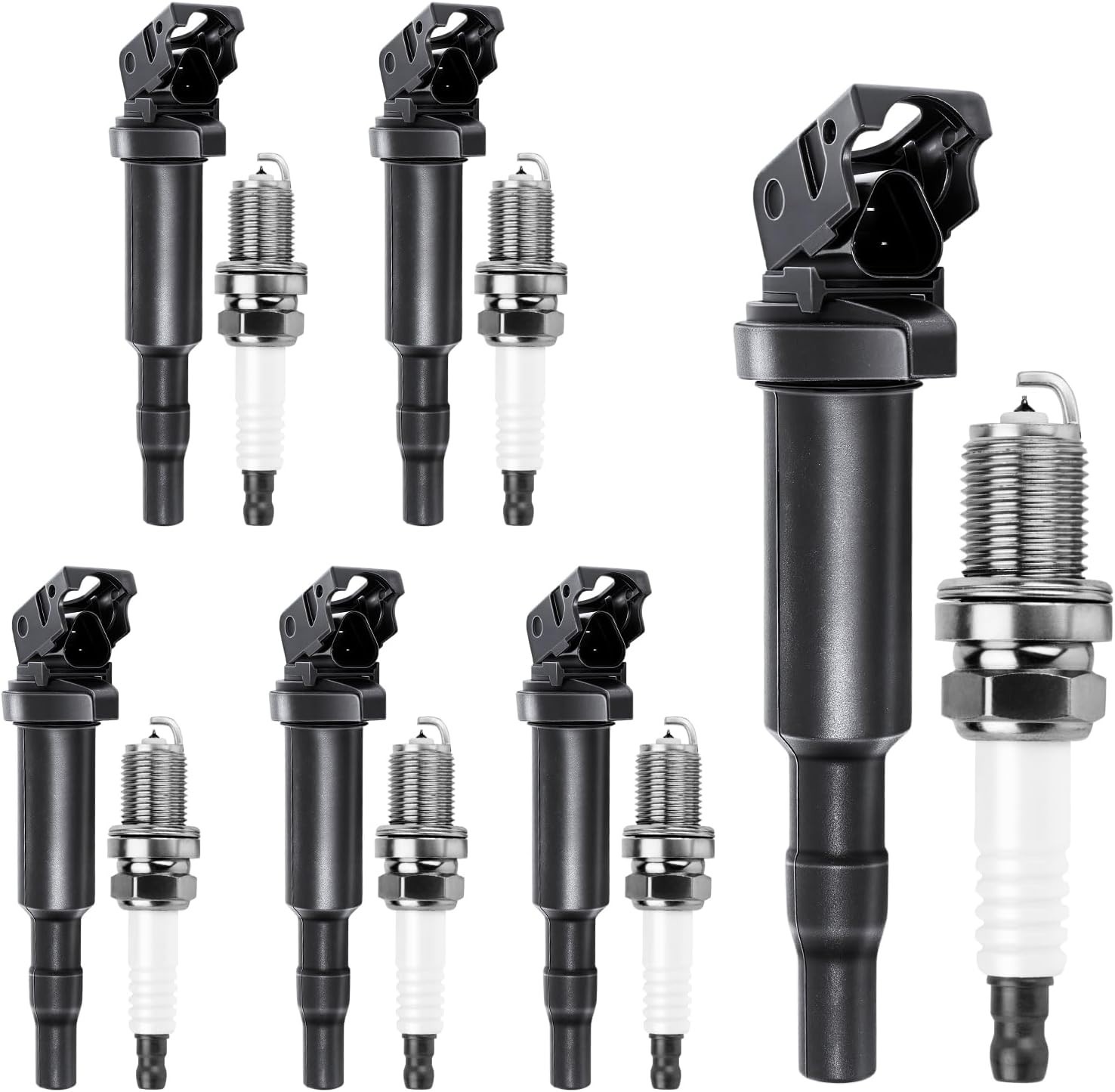 DEEGOOLY 6PCS UF592 Ignition Coil Pack and ILZFR6D11 Iridium Spark Plug
