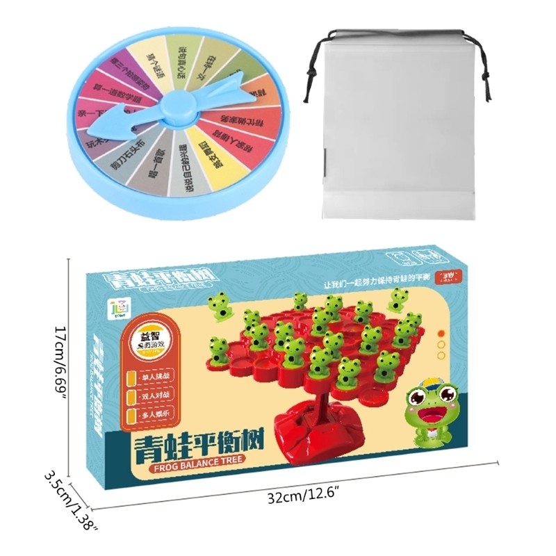 Frog Balance Tree Math Game Kids Preschool Learning Counting Toy