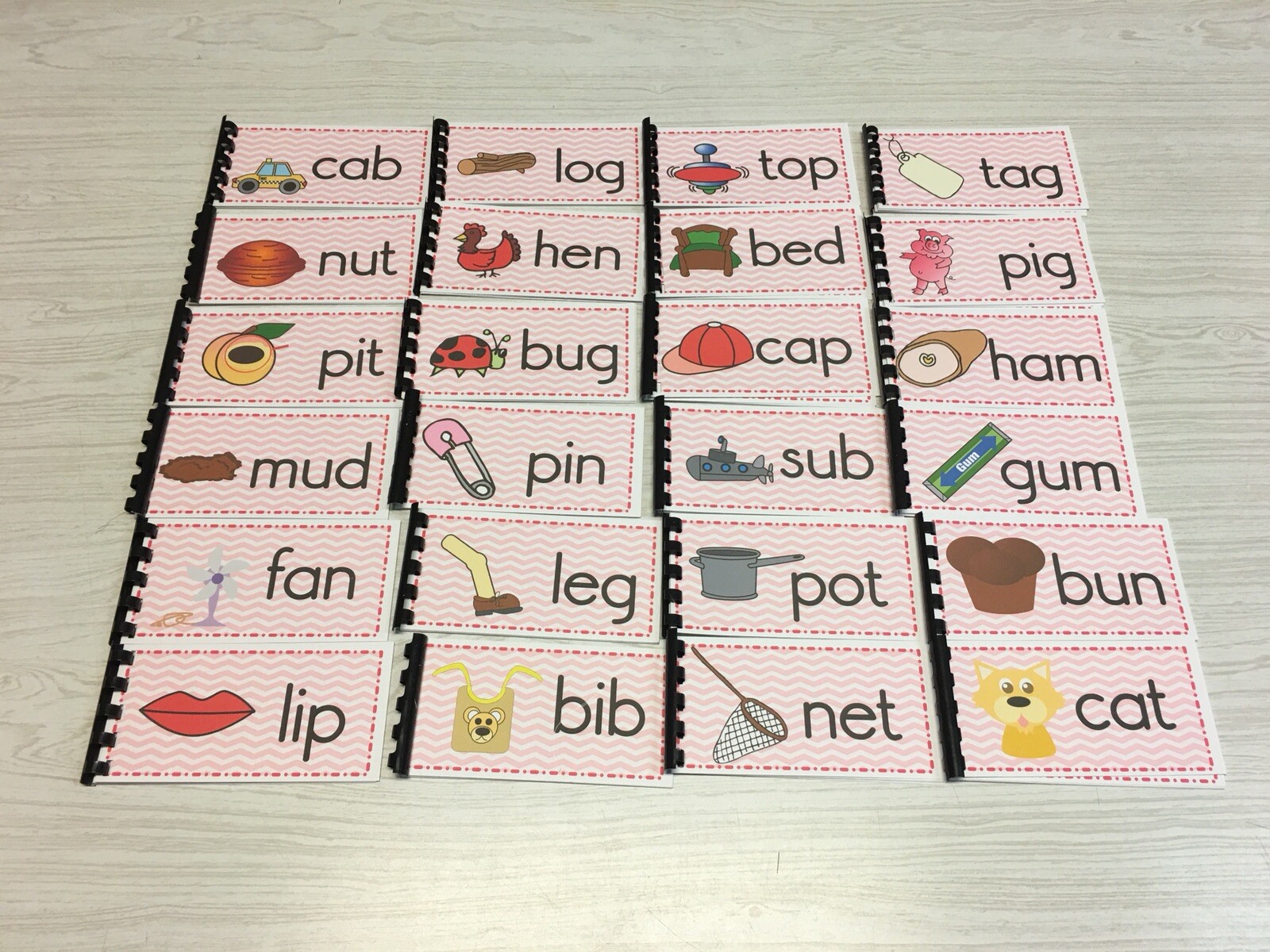Deluxe Printed Set – The Pink Series – Montessori Materials- (PRINTED) uncut