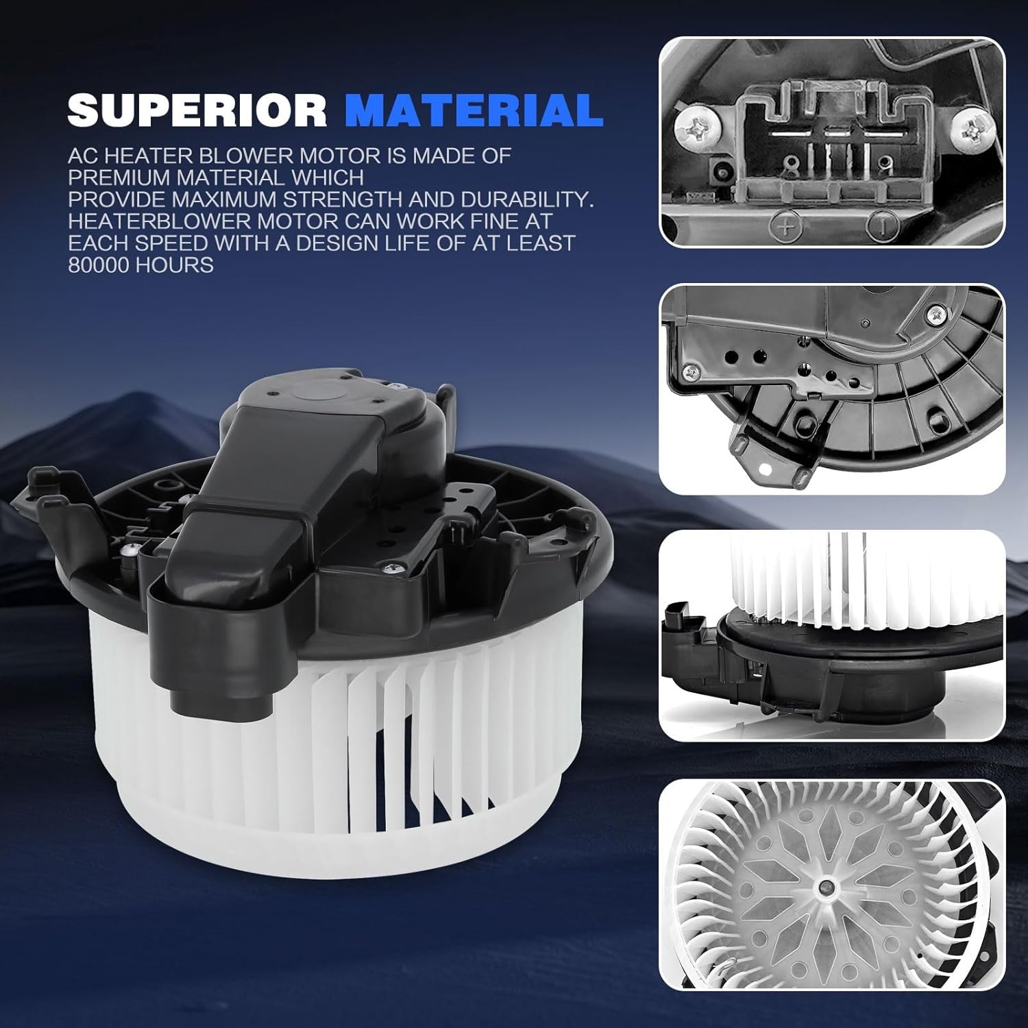 Blower Motor Front Toyota Tundra Camry 4Runner Highlander Venza