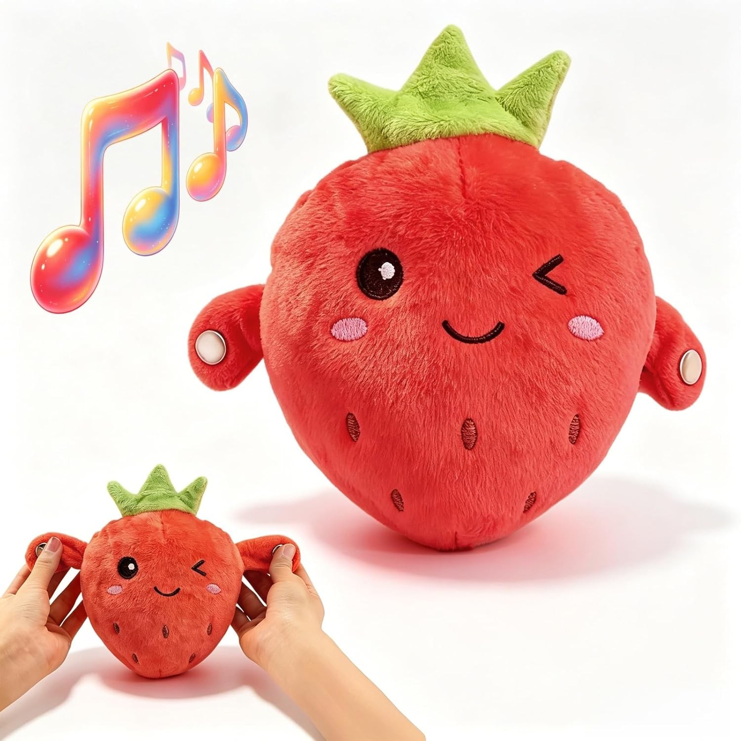 Magic Touch Interactive Music Plush Toy, Soft Baby Musical Sensory Toy With Soun