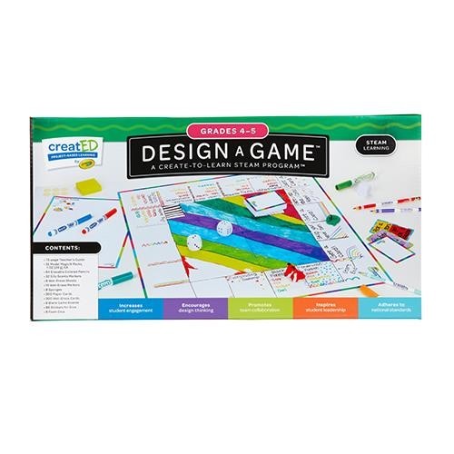 Brand New Crayola STEAM Design A Board Game creatED Grades 4-5