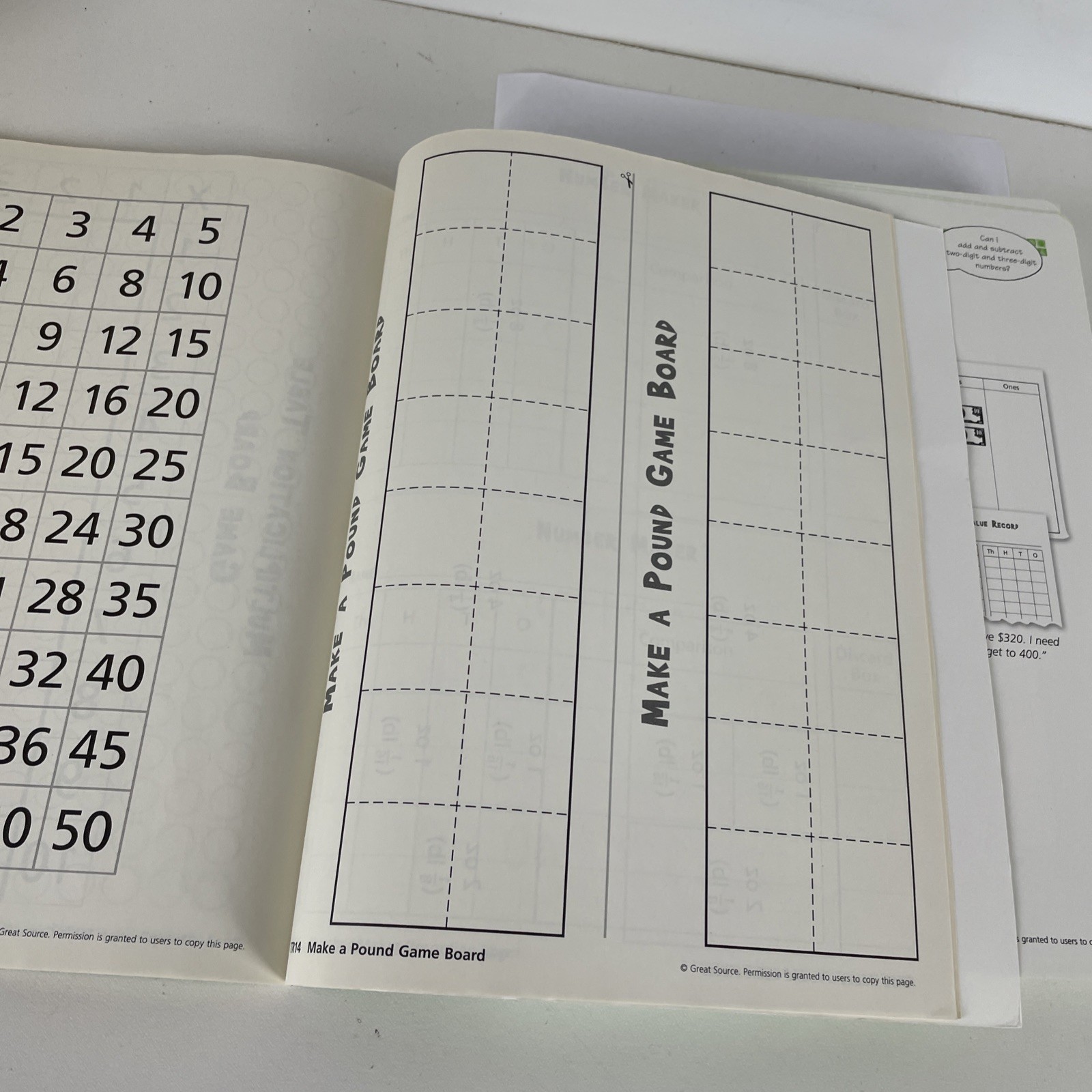 Number Concepts Fractions Grade 3 Partner Games Teacher Edition Every Day Counts