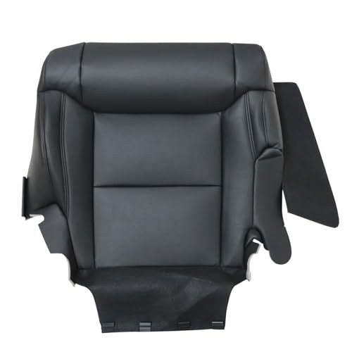 FZJDSD Black Driver & Passenger Side Bottom Microfiber Leather Replacement Seat
