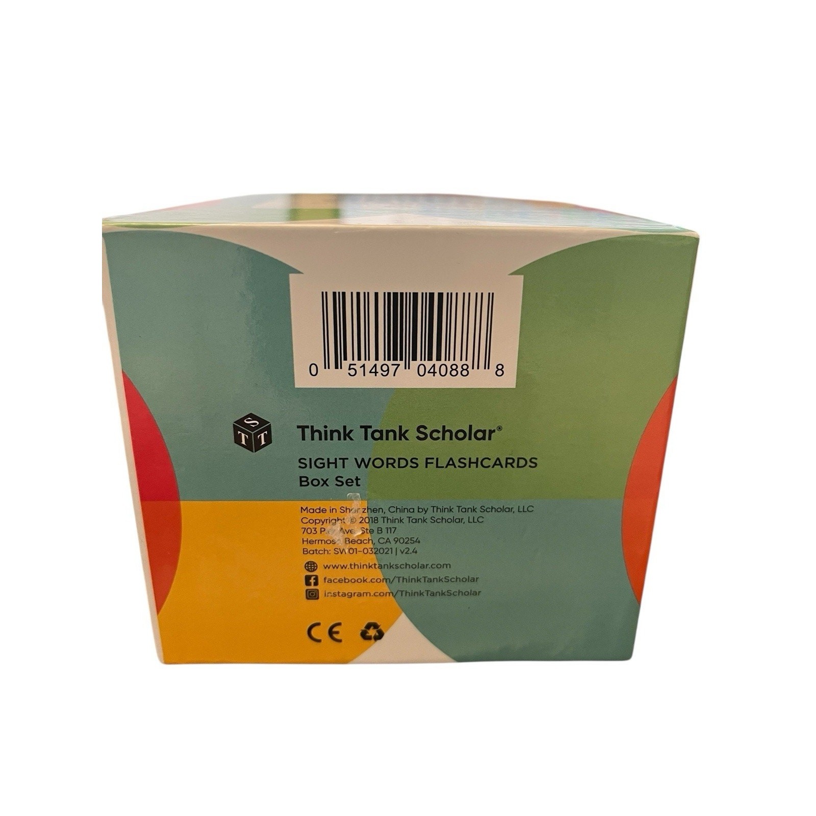 Think Tank Scholar 520 Sight Words Flash Cards Grades PK To Grade 3 COMPLETE