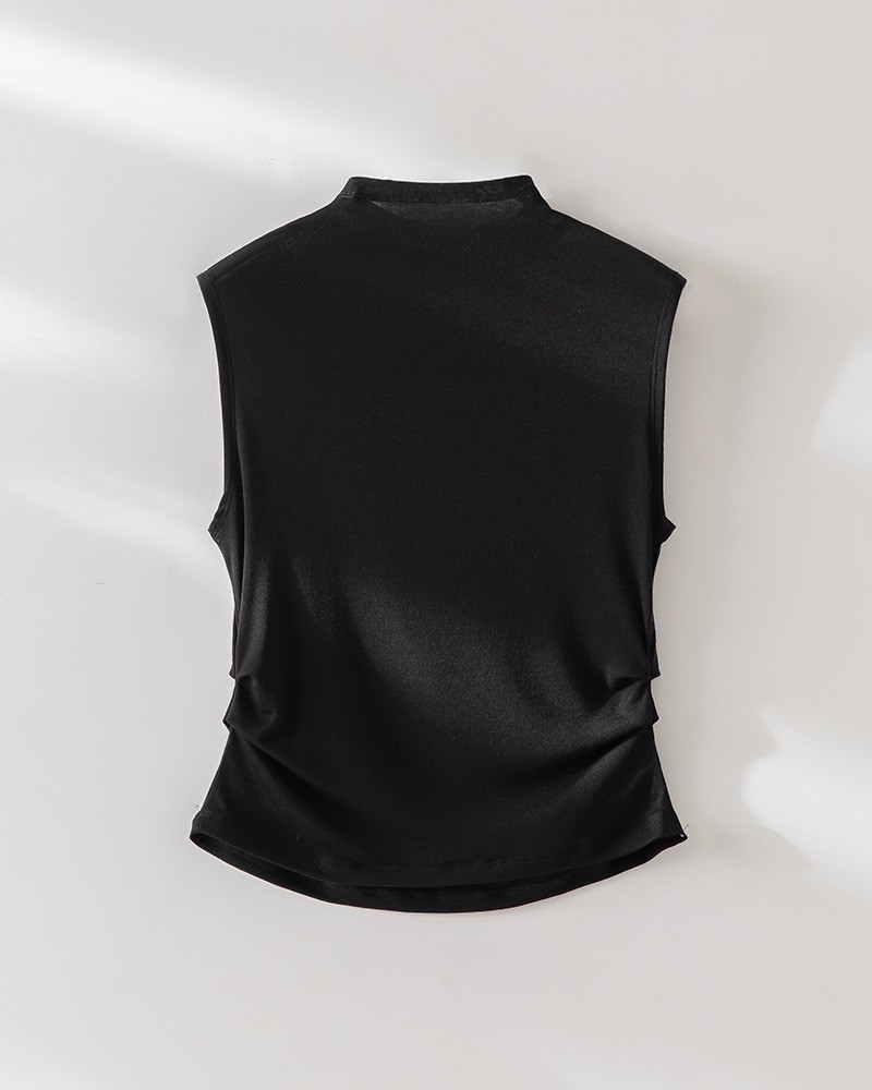 Lanjing Tencel Australia imported wool 5A antibacterial small high neck stand