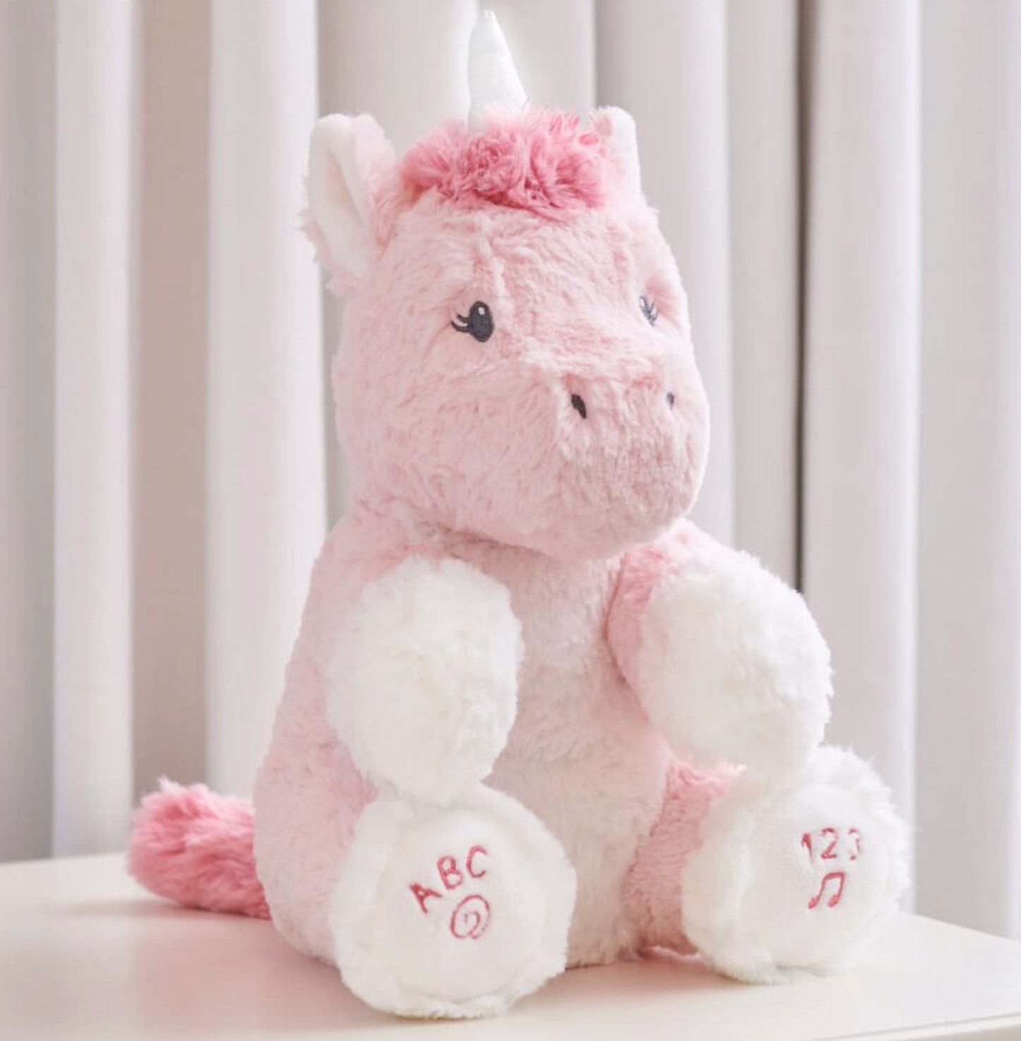 ~❤️~GUND Musical Soft Toy UNICORN Animated Clapping 1 year old Bday gift baby