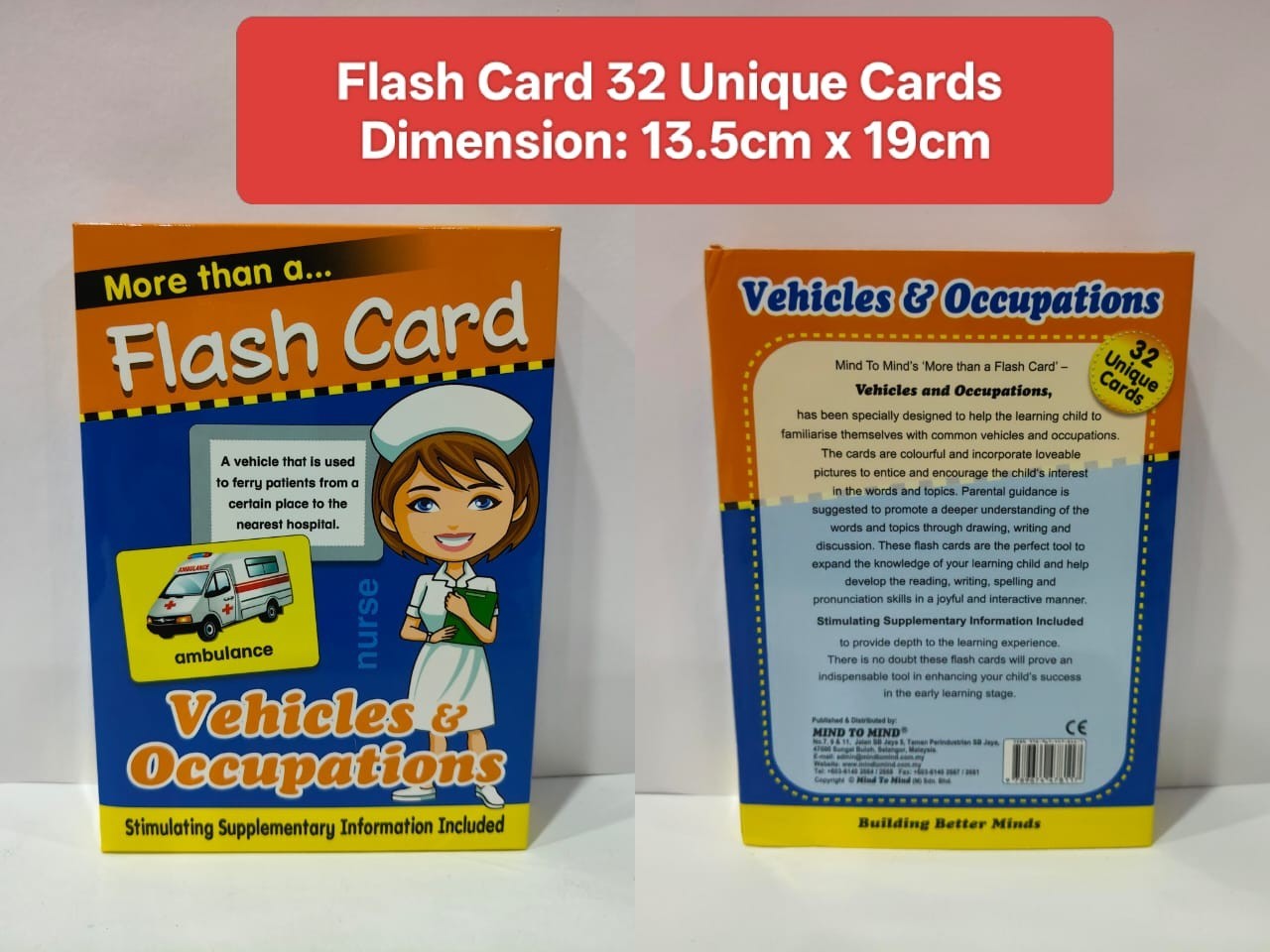 Kids Learning Bundle Gift Set Book Flash Cards + Jigsaw Puzzle Educational Toy A