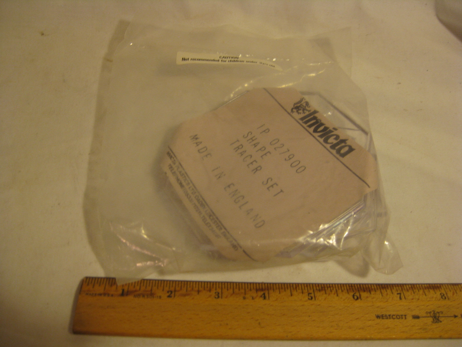 Invicta IP 027900 Shape Tracer Set England Geometric plastics plastic shapes