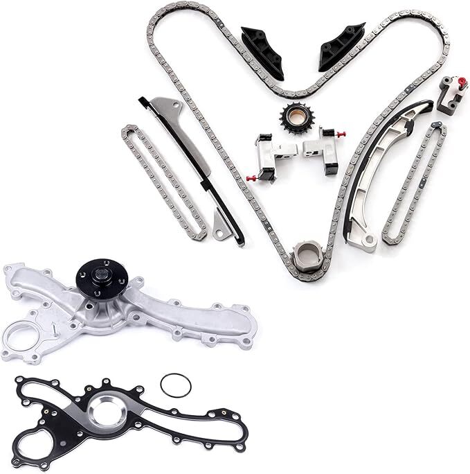 cciyu TK2040 AW6047 170-7370 16100-39455 Timing Chain Kit & Water Pump Sets for