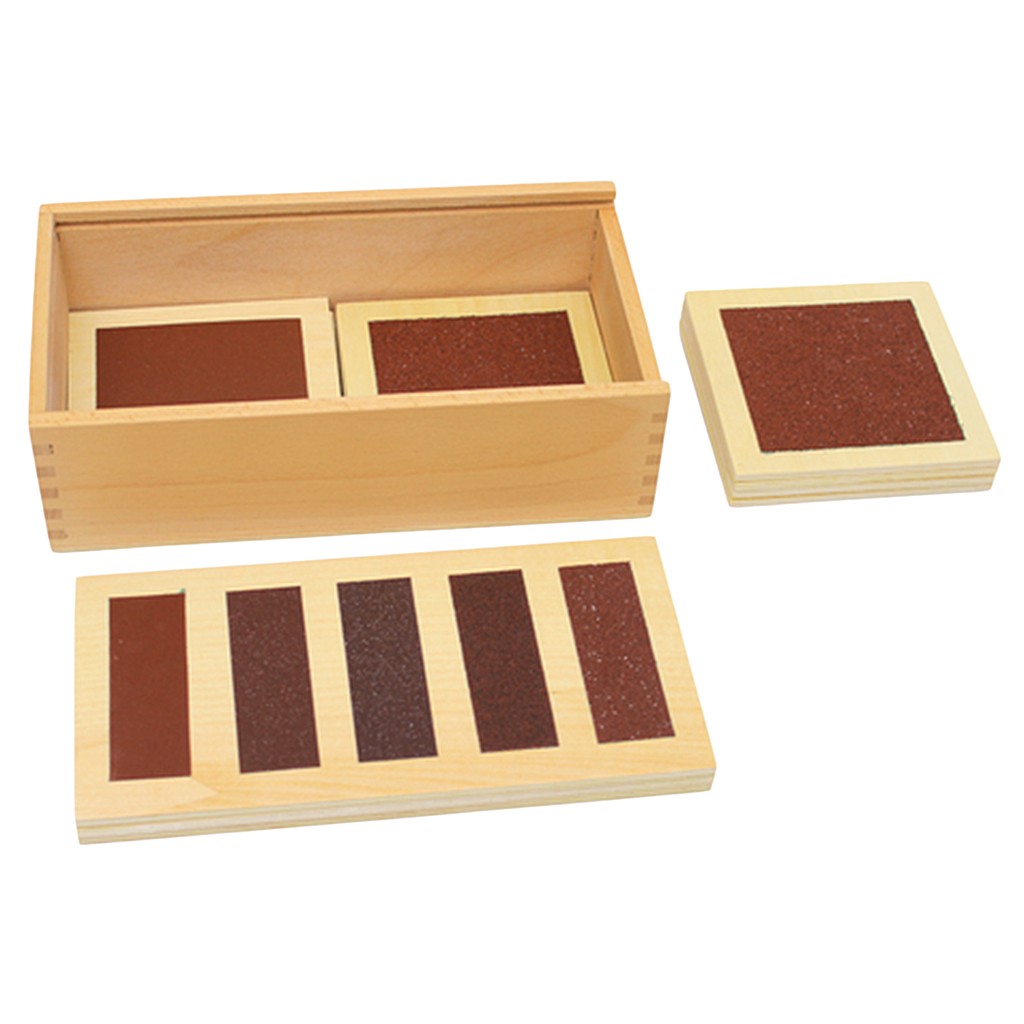 Of 11pcs Montessori Tactile W/ Sandpaper