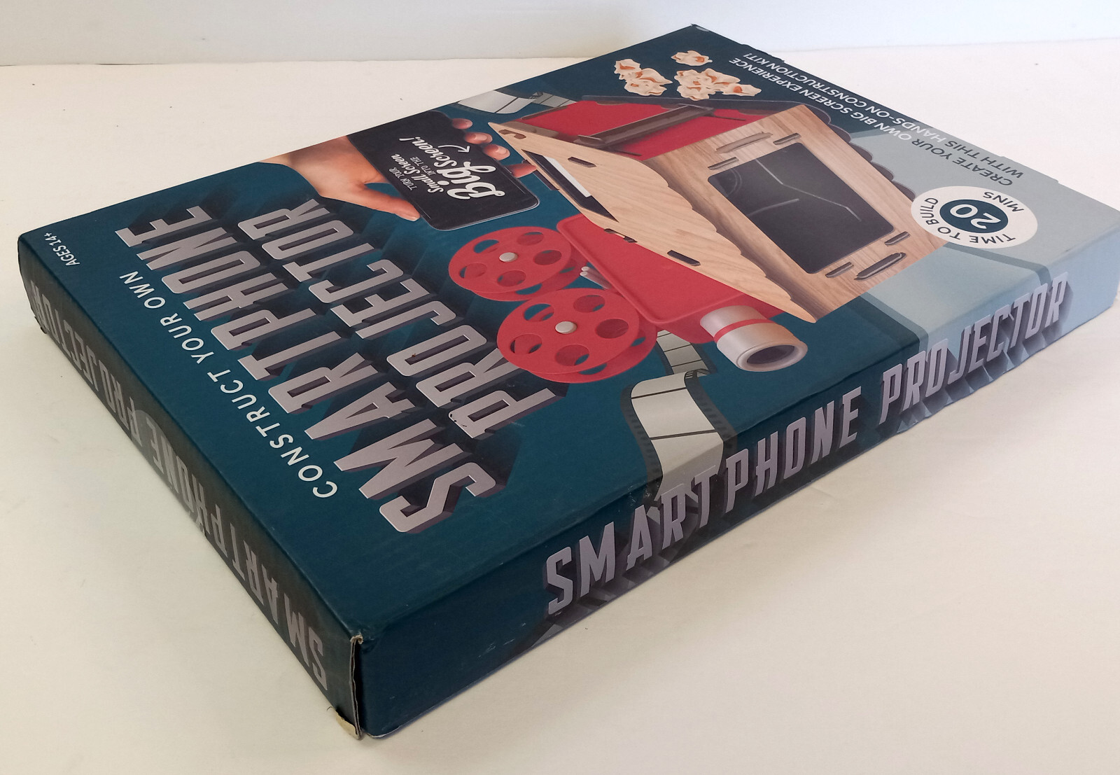 SmartPhone Projector Professor Puzzle B200 Cardboard Build Your Own open box
