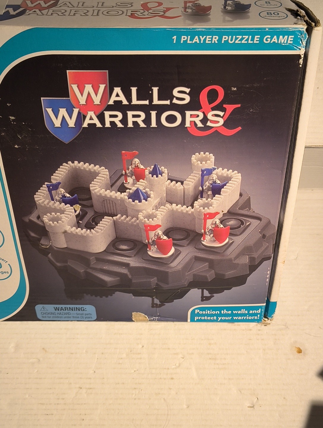 Walls & Warriors Logic Puzzle Smart Game Board Challenge Stem Single Player READ