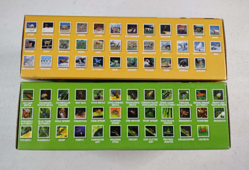 2 Lakeshore Science Viewer Animals + Insects & Spiders 35 Photos on 5 Discs NEW