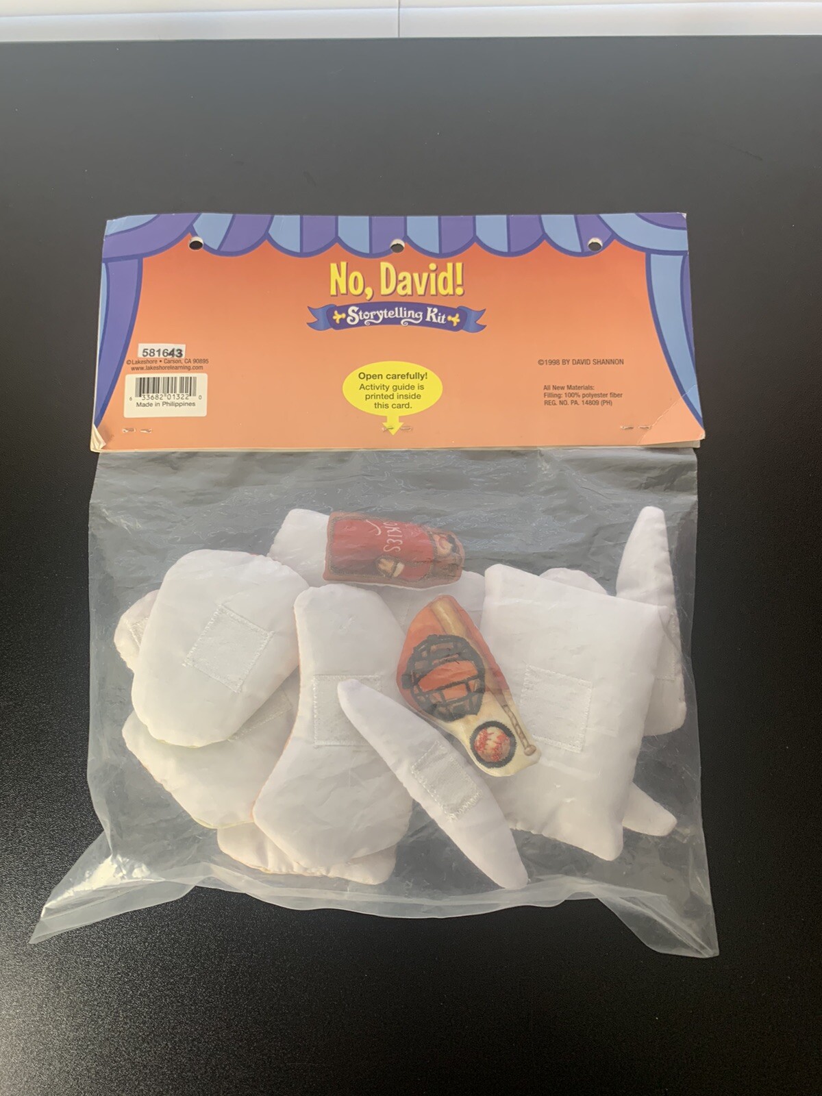 Vintage Lakeshore “No David” Storytelling Embroidered Kit Develop Learning Skill