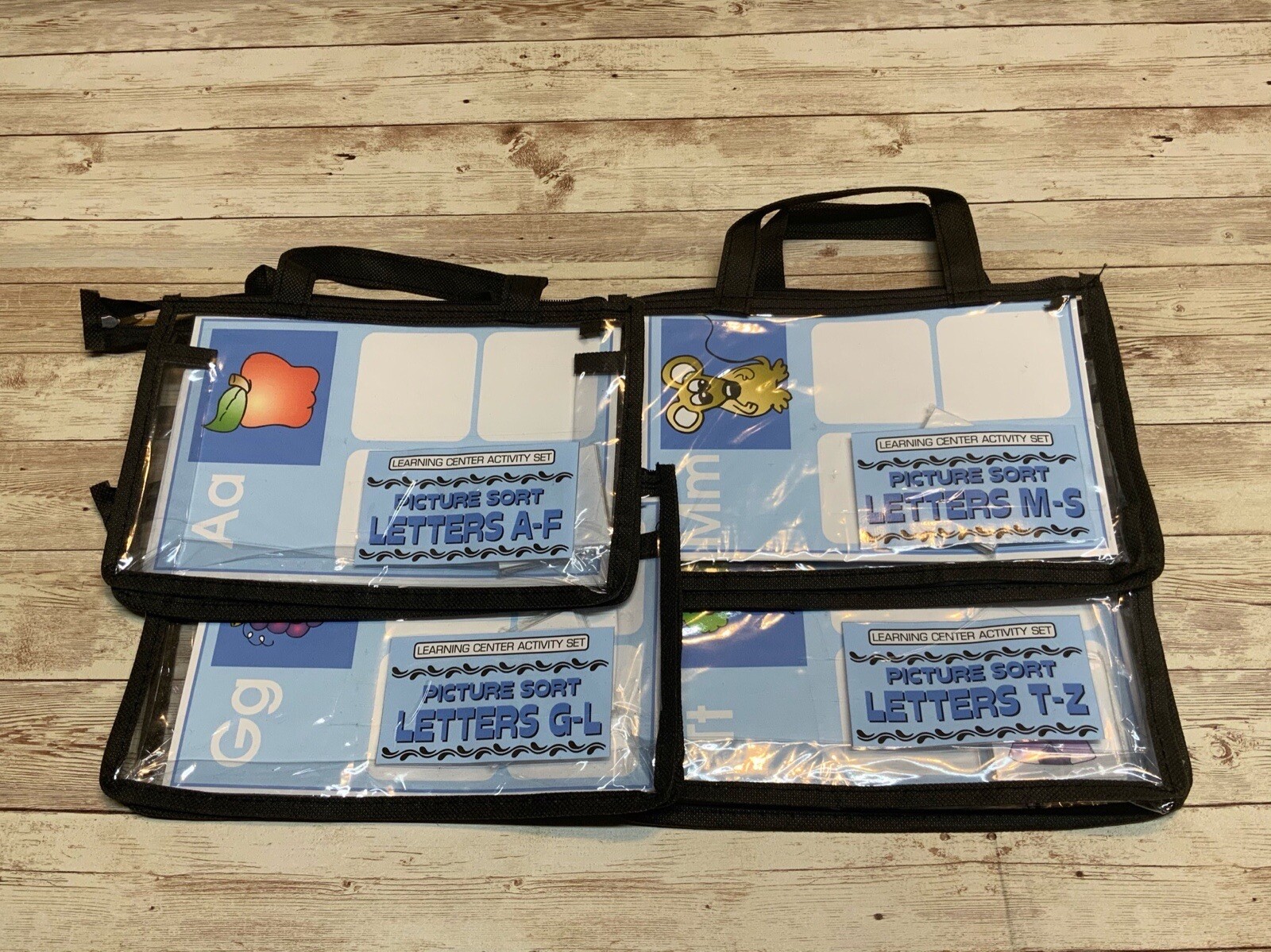 (4)Learning Center Activity Set – A-Z Picture Sorting- Complete