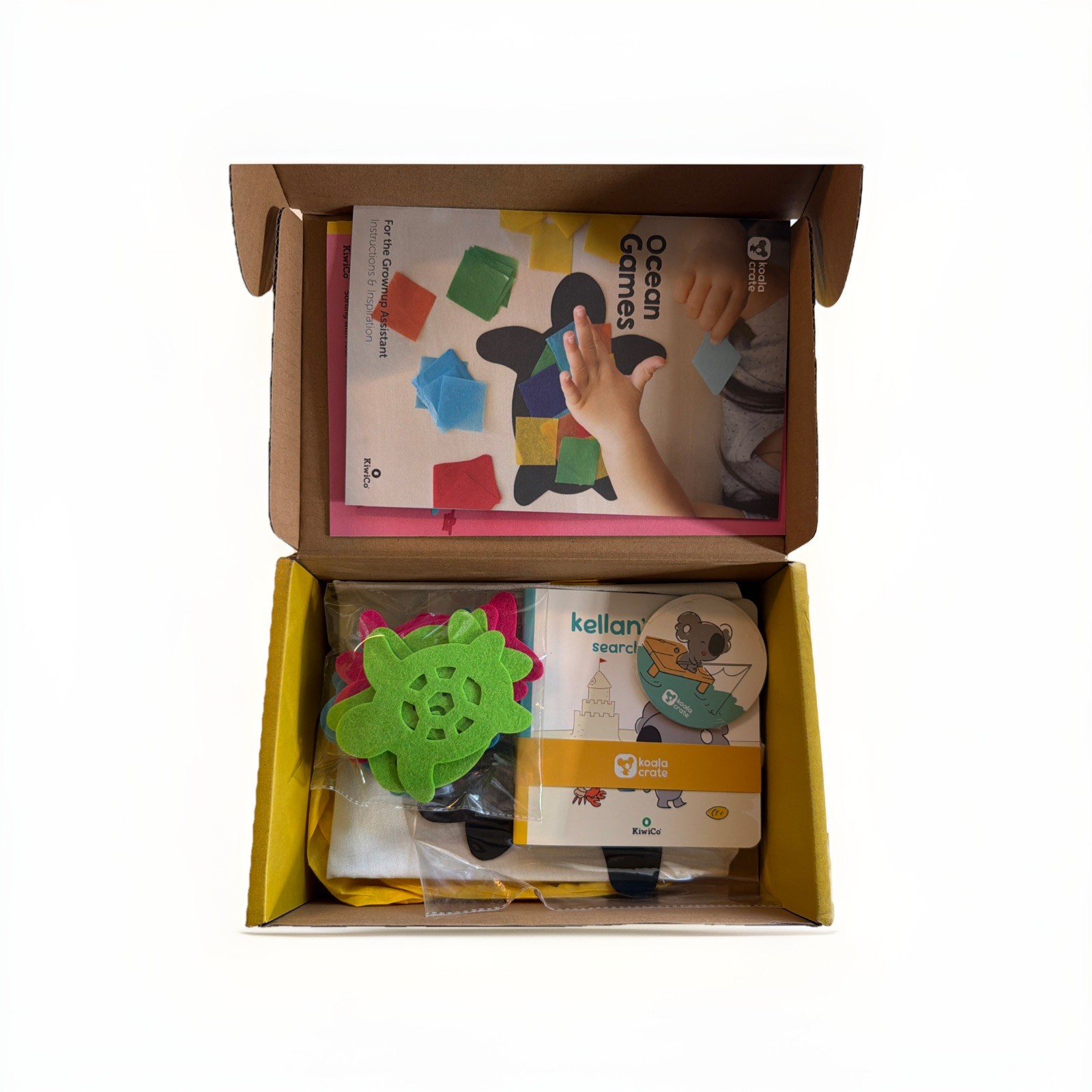 KiwiCo Kiwi Koala Crate “Ocean Games” For Ages 2+ STEM Build Box New in Box