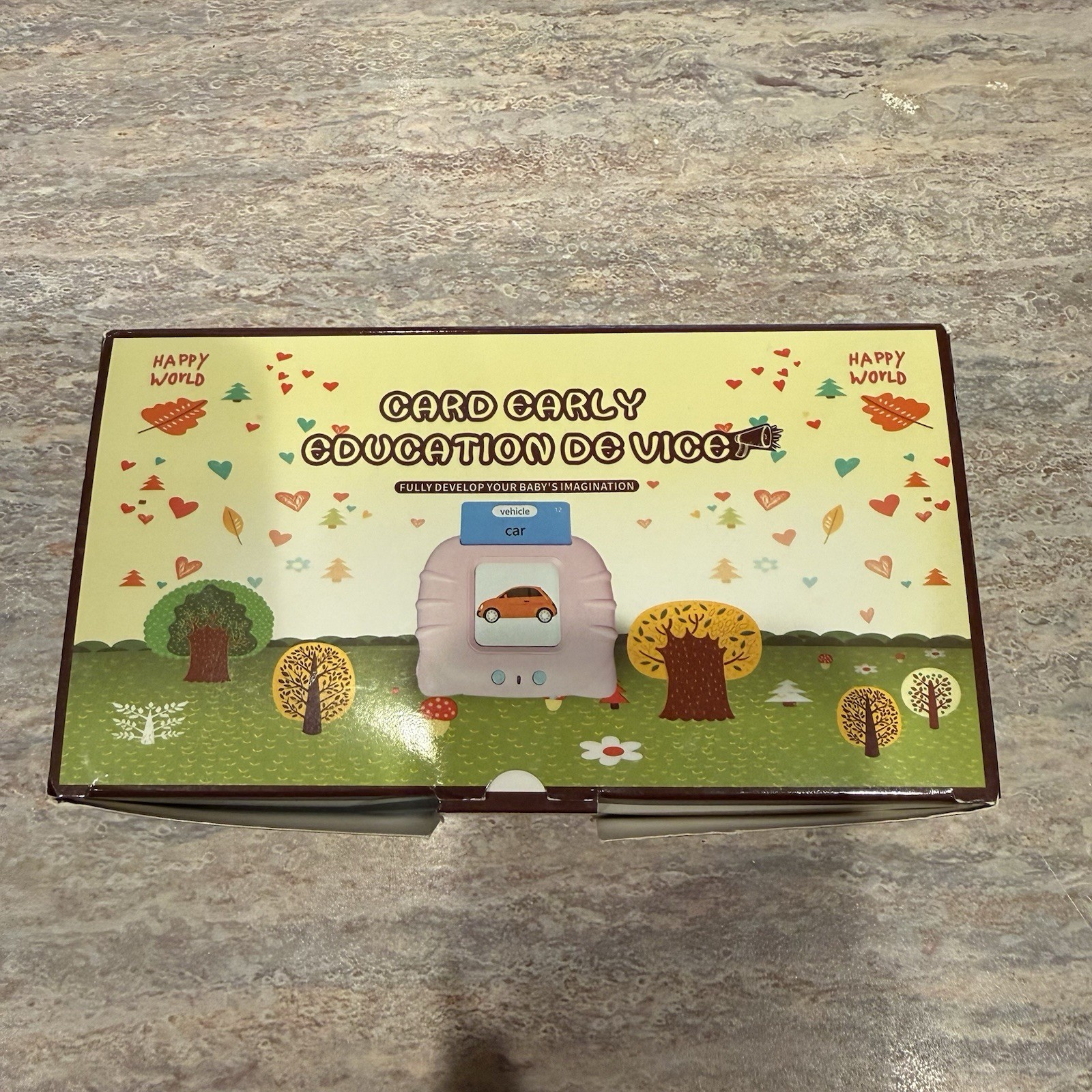New Flash Card Motessori Style Education Device for Kids Speech Therapy *Tested
