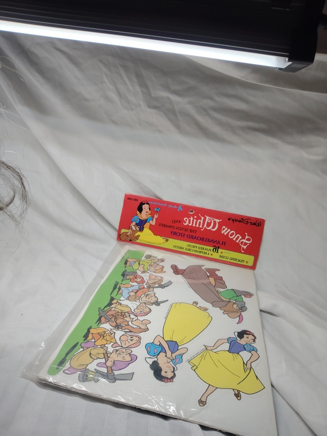 Judy Instructo/Walt Disney Flannel Story Board Of Snow White Vintage 1986
