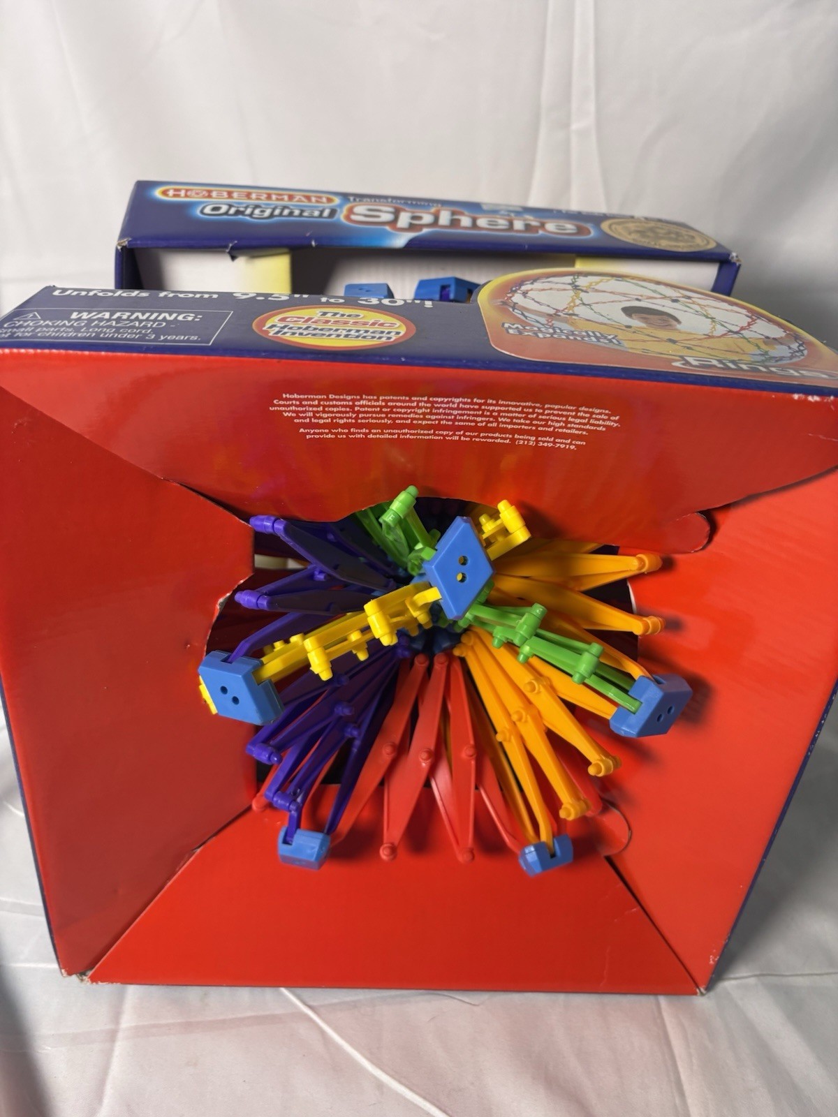 Hoberman Original Sphere Multicolor RINGS 9.5” To 30” NEW