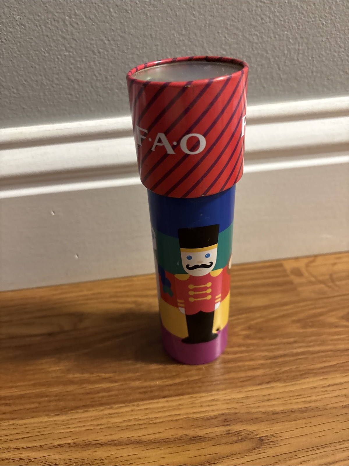 FAO Schwarz Kaleidoscope Metal Plastic Beads Child’s Toy
