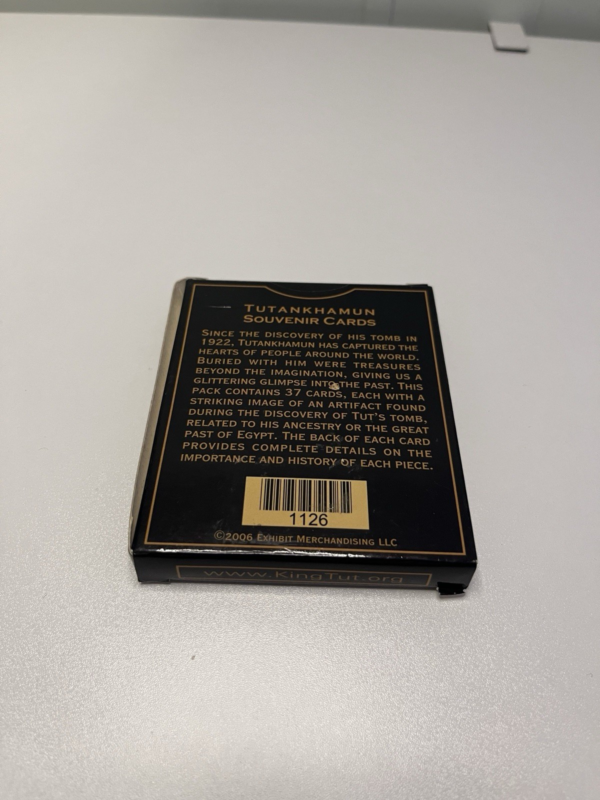 Tutankhamun Souvenir Cards 37 Artifact Info Cards Exhibit Egypt Egyptology