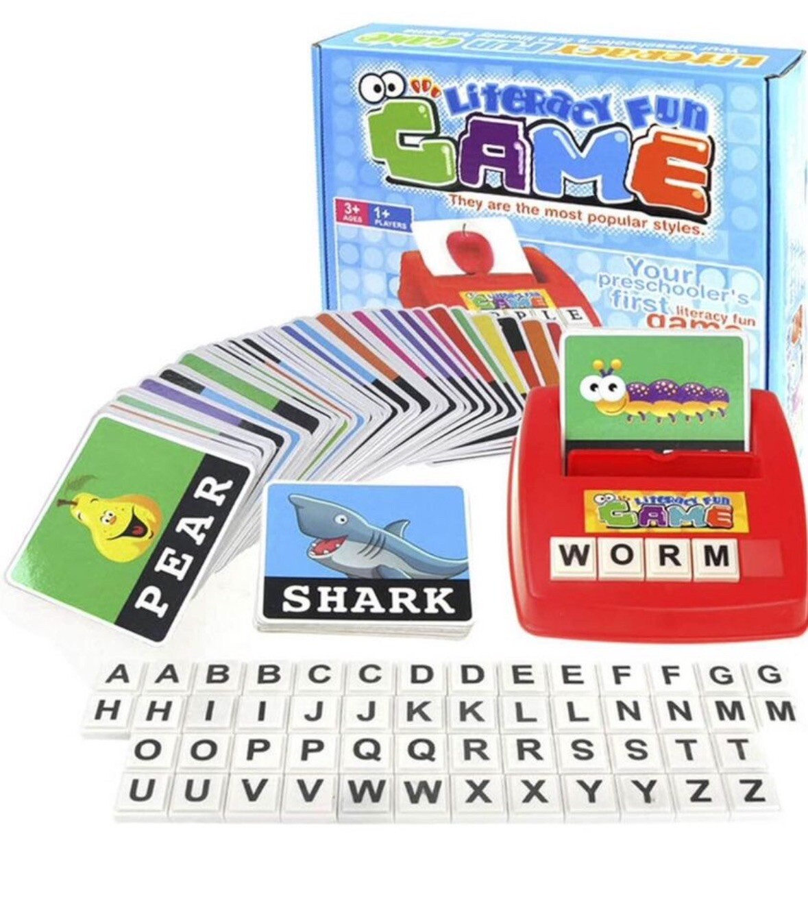 Learning Games for Kids Ages 3-8, Matching Letter Game for Kids Toys Ages 3-8 Ed