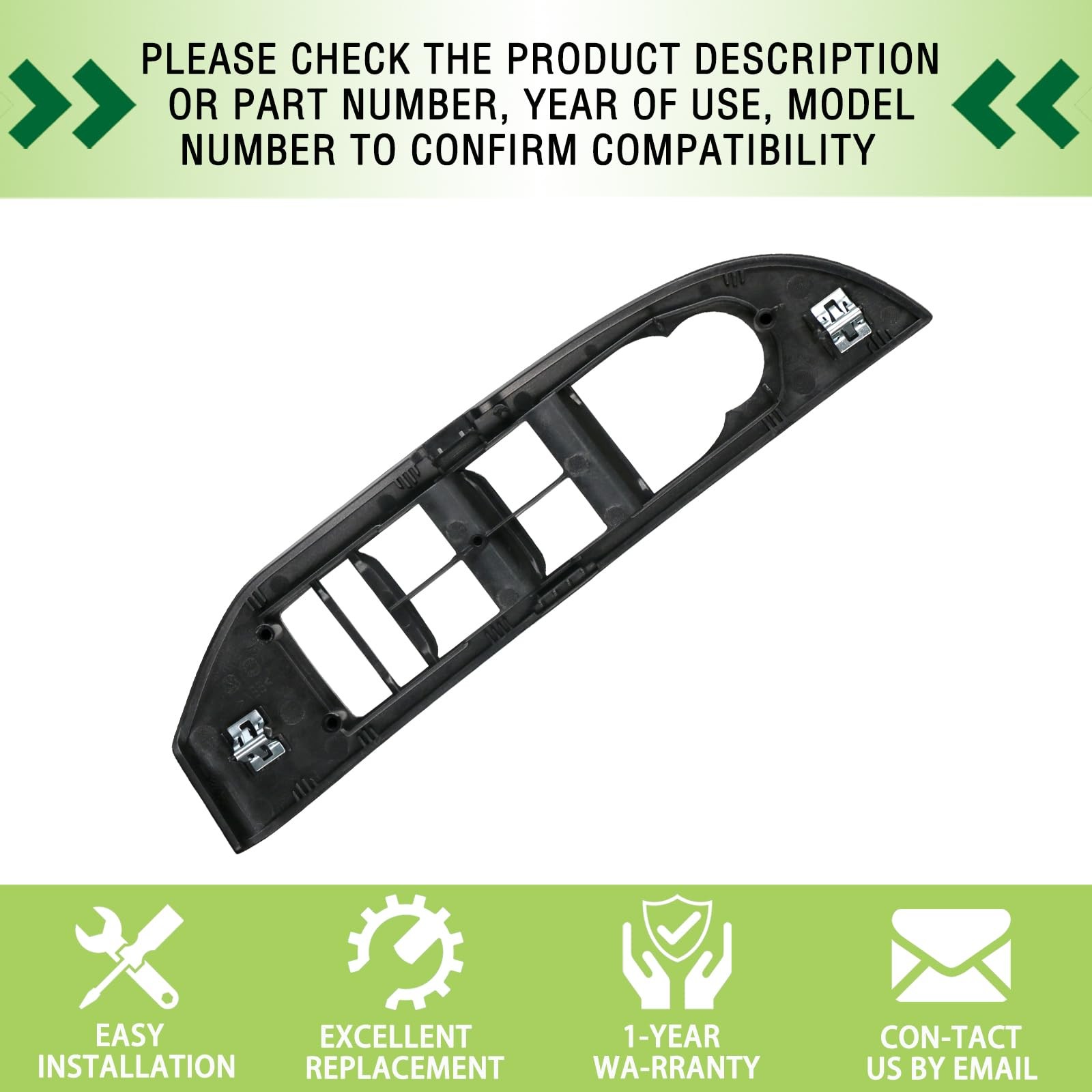 omoZone Window Switch Bezel Cover Front Left Driver Side Door Switch Panel Tr…