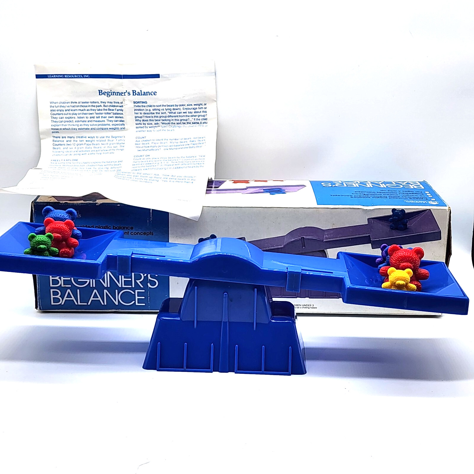 Learning Resources Preschool Classroom Beginner’s Balance Scale With Bears