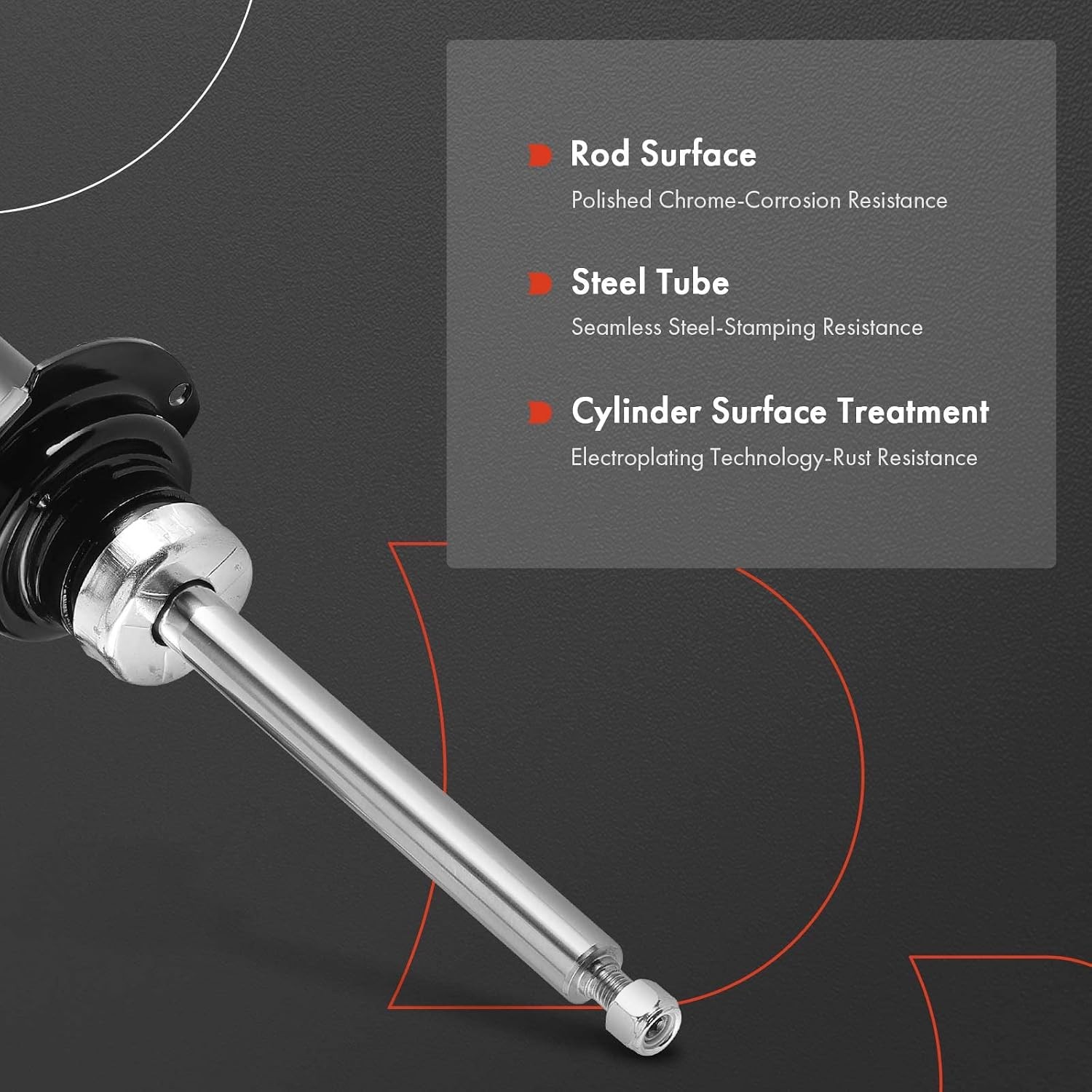 A-Premium Front Shock Absorber Strut Compatible with BMW 320i 2013-2018, 328d 20