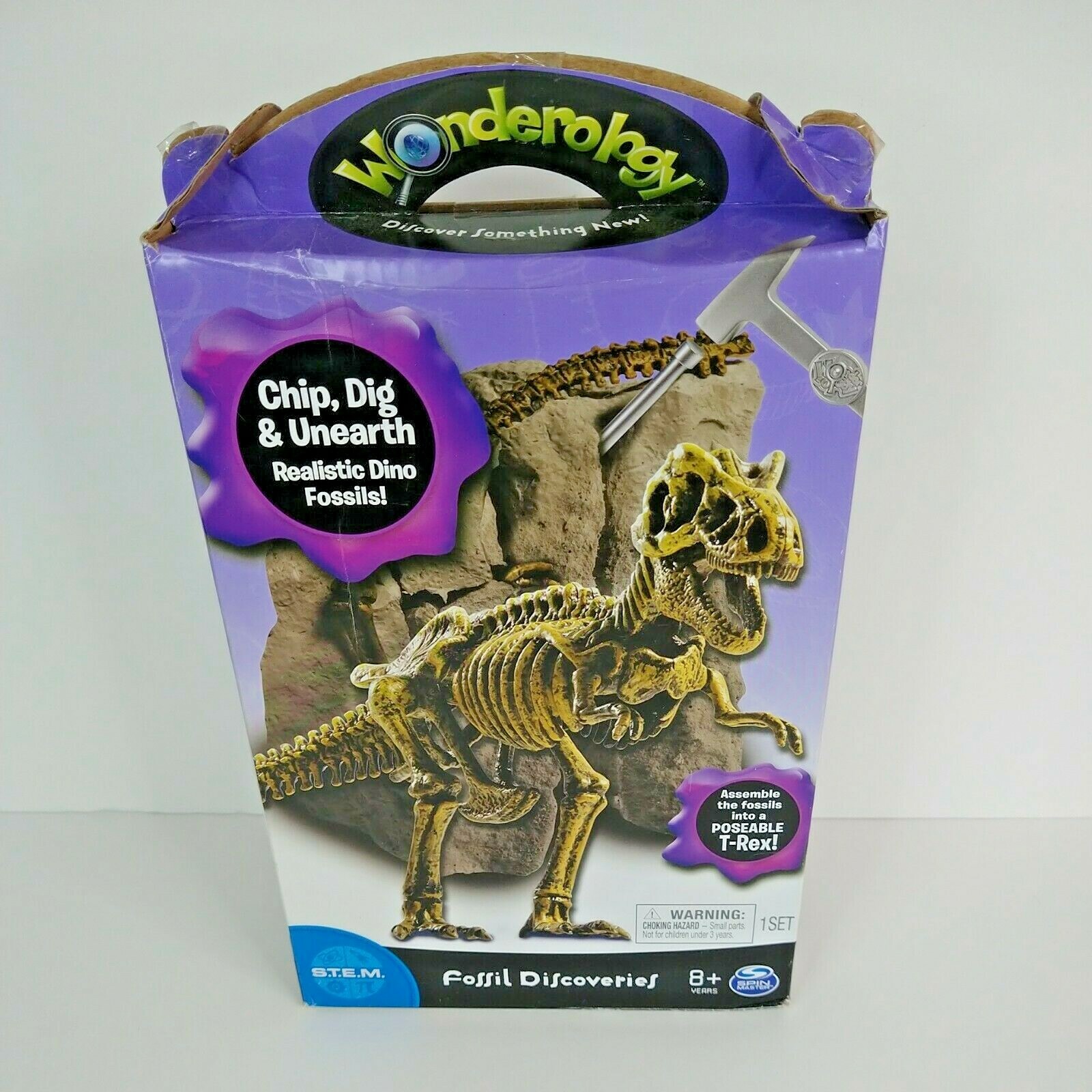 Wonderology Fossil Discoveries Poseable T-Rex NIB Realistic Dino Fossils