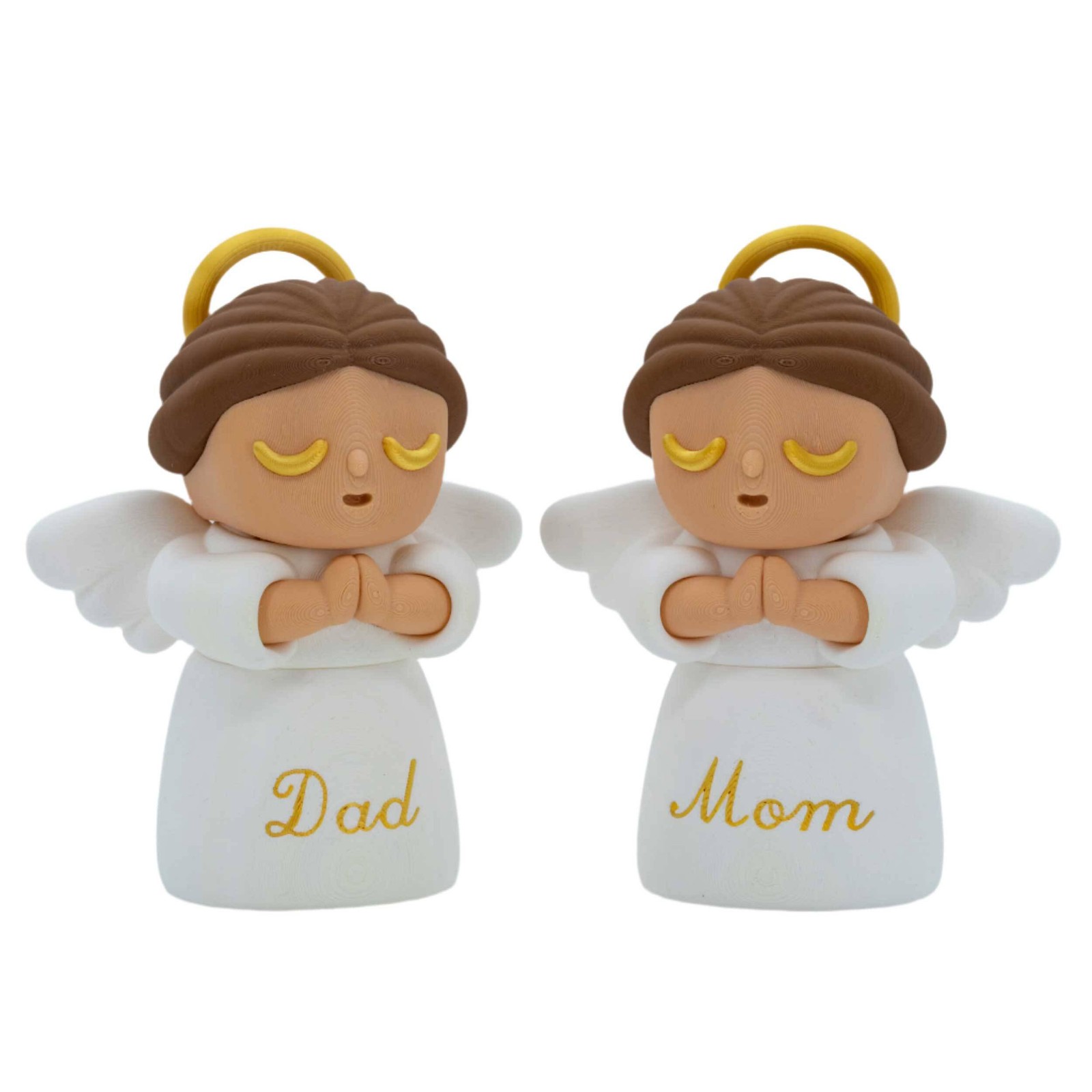 3D Printed Angel | 6″ x 4″ x 2.5″ | 3 oz | Mom & Dad Design | Black Sheep Produc