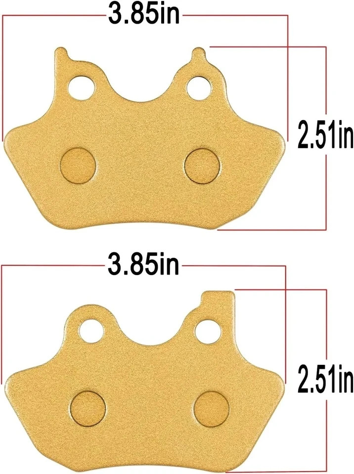 Brake Pads Heavy-duty Ceramics for Harley Davidson 2000-2007 Touring Flhtcu-i