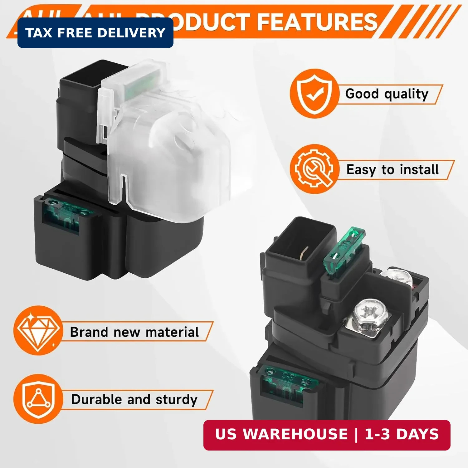 AHL Starter Solenoid Relay for Suzuki LT-A400F Eiger 400 4X4 AUTO 2002-2007 LT-A