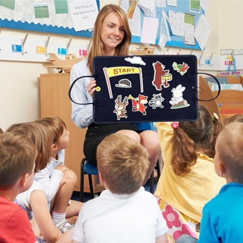 12-Piece Felt Board Story Set – Animal Figures for Preschool & Kindergarten Stor