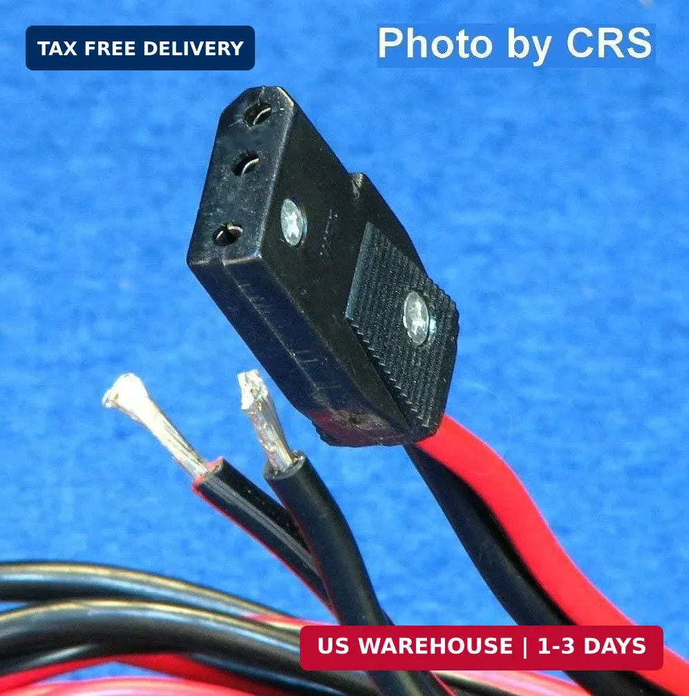 3 pin POWER CORD Extra HEAVY Duty 12 Ga for CB / Ham radios – Workman CB3AXX