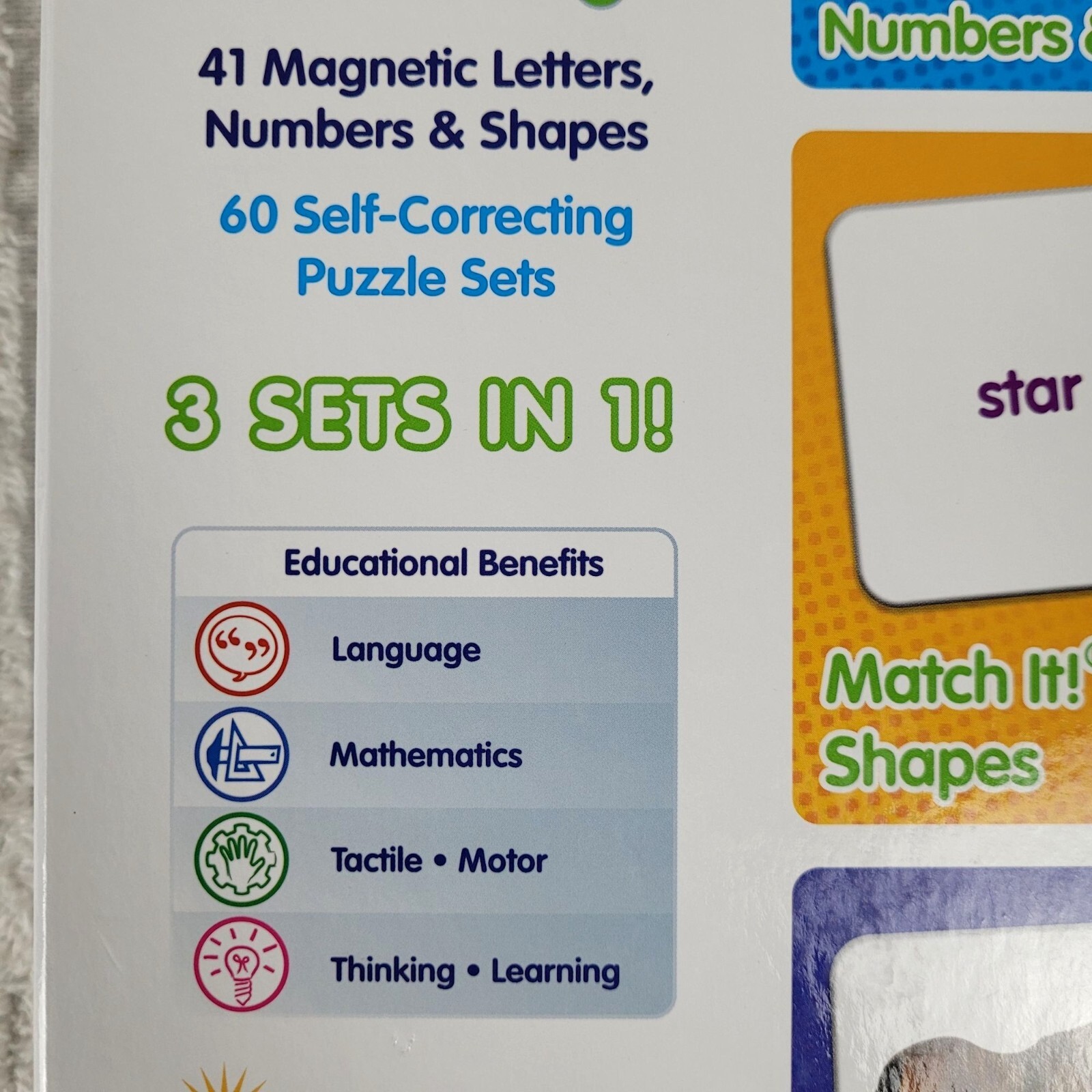 Learning Library First Steps Educational Set Letters Numbers Shapes Homeschool
