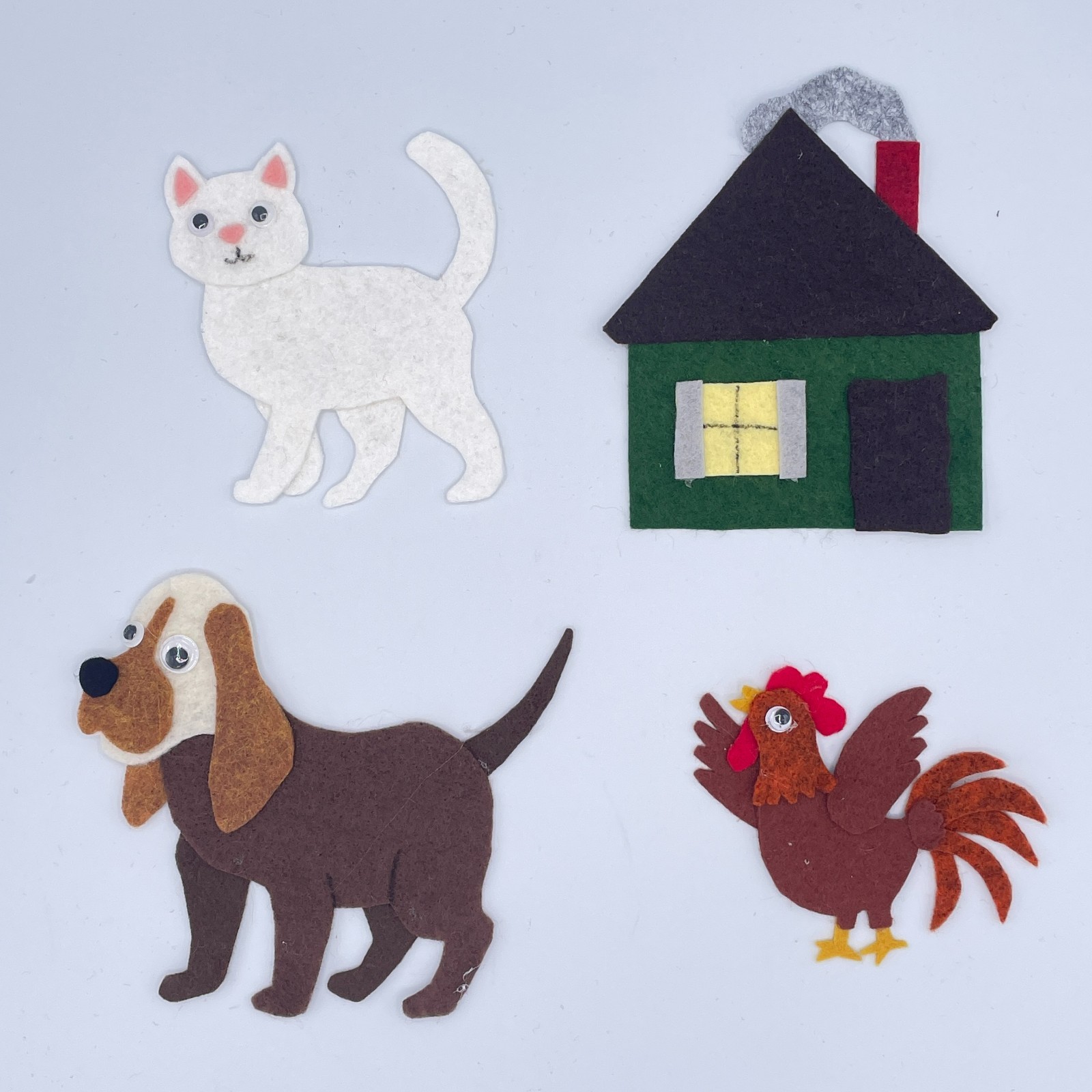 Bremer Town Musicians Felt Pieces for Felt/Flannel Board Play