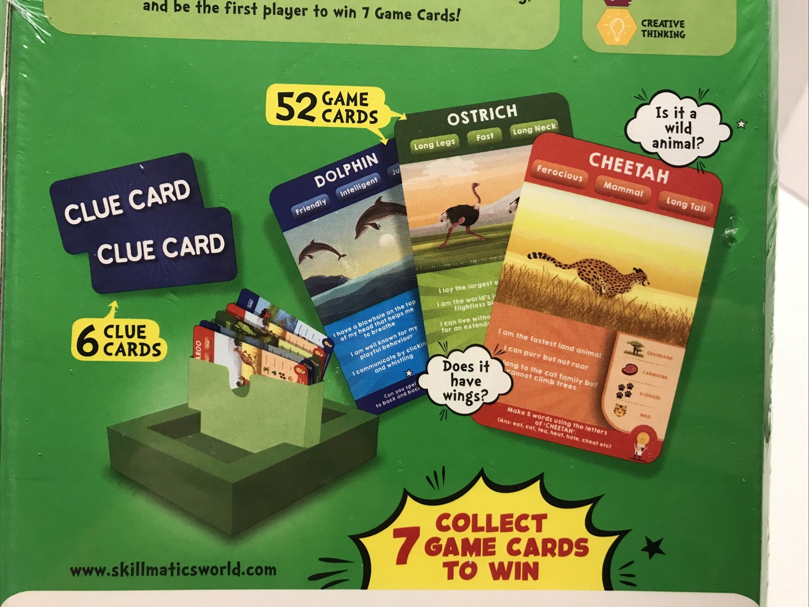 Guess in 10 Animal Planet Card Game Skillmatics Ages 6+ -BRAND NEW