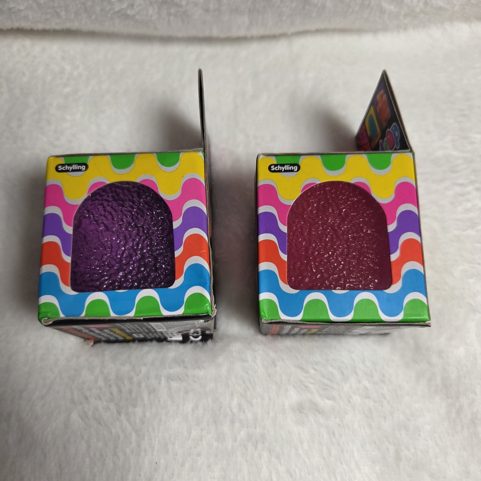 Authentic Schylling NeeDoh Gumdrop Super Solid Squish Lot of 2 Purple Pink New